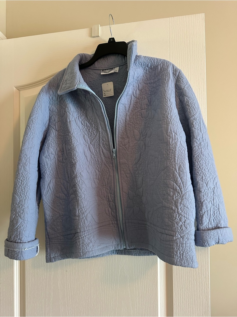 Dazzie Quilted Jacket - Light blue